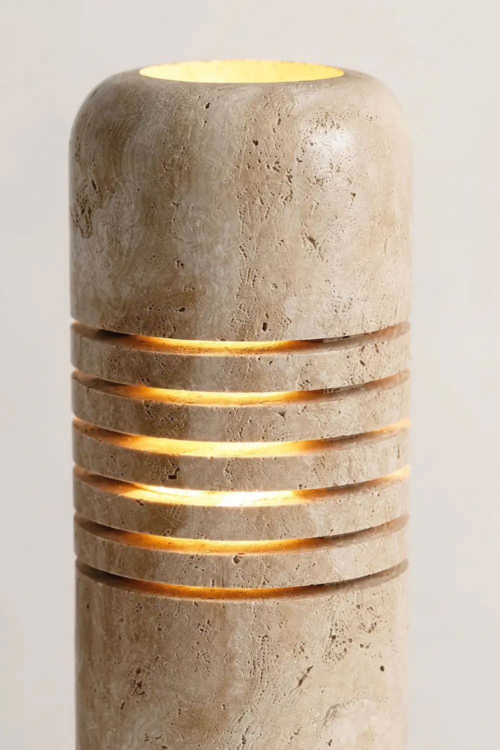 Big Stone Bucket Floor Lamp - Lumpaz