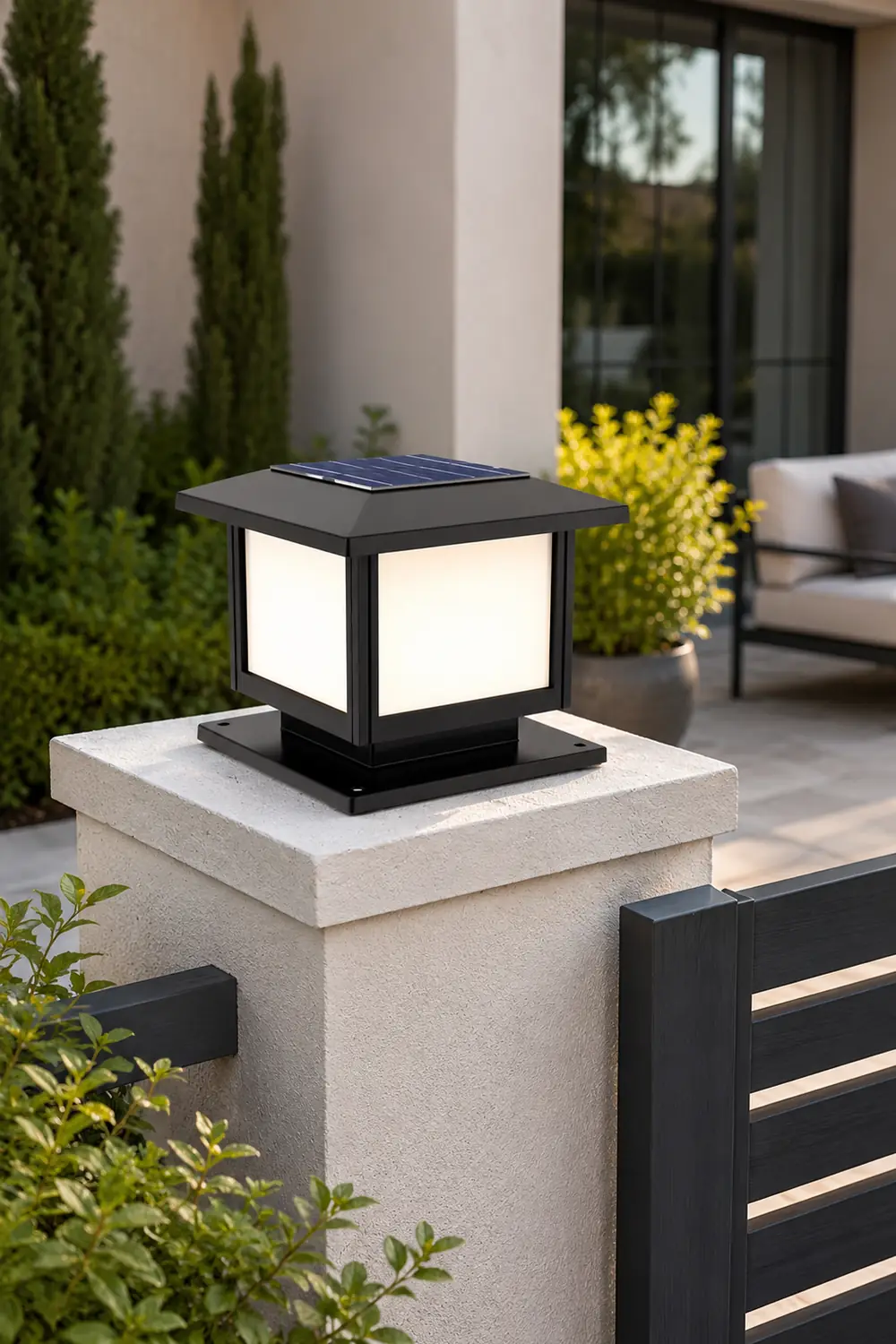 Cassian Solar Post Outdoor Light - Lumpaz