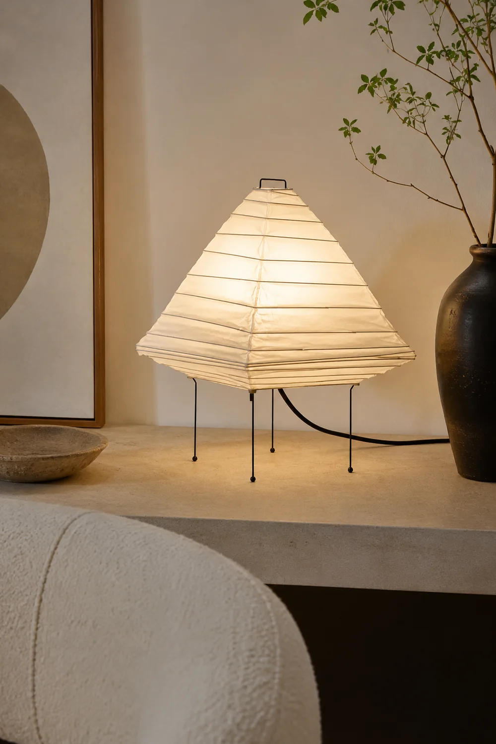 Kiyoshi Akari Paper Table Lamp - Lumpaz