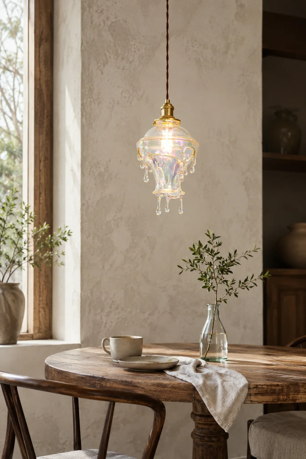 Water Droplets Resin Pendant Lamp - Lumpaz