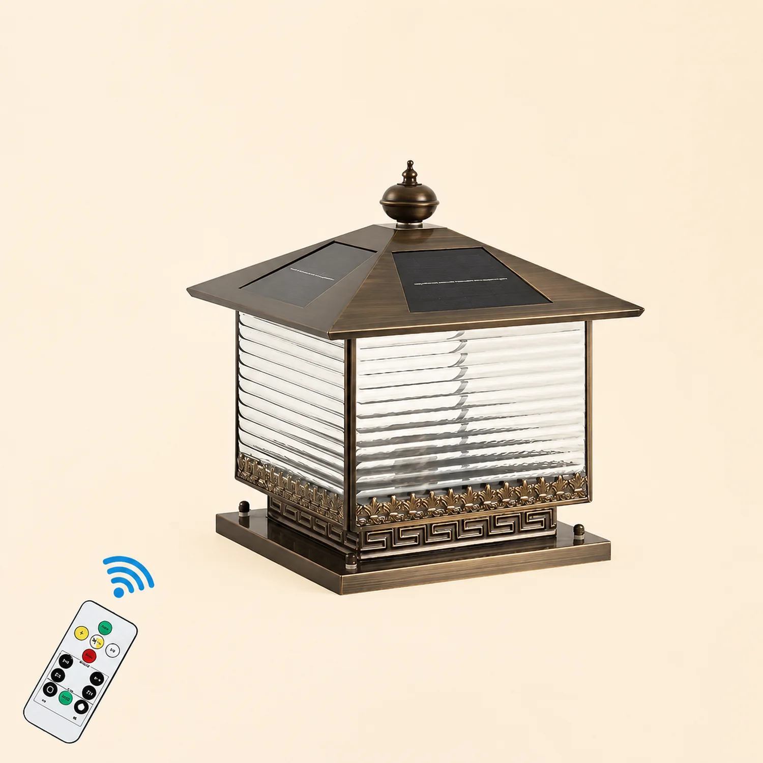 Liora Solar Pagoda Outdoor Light - Lumpaz