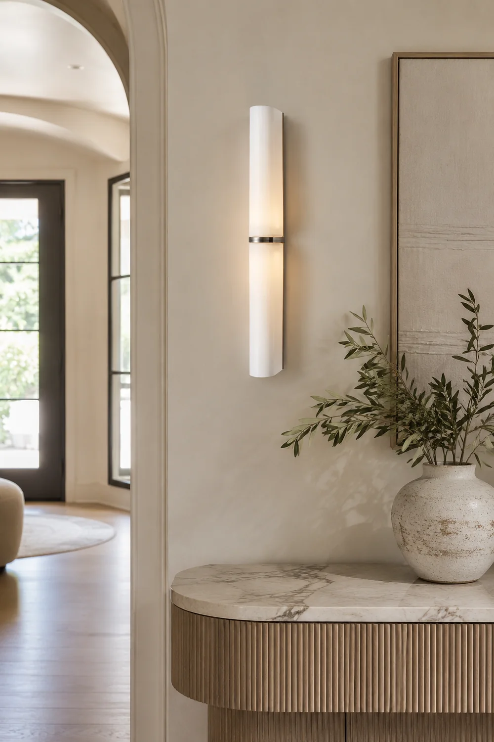 Ivory Glow Wall Sconce - Lumpaz