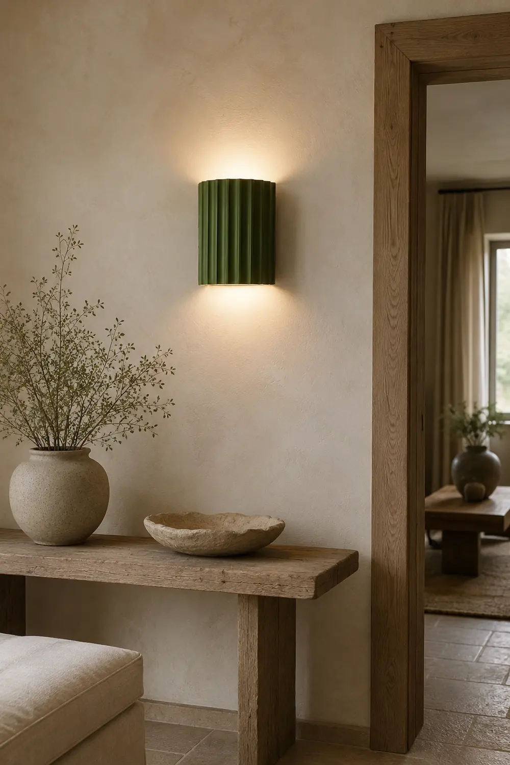 Resin Ribbed Wall Lamp - Lumpaz