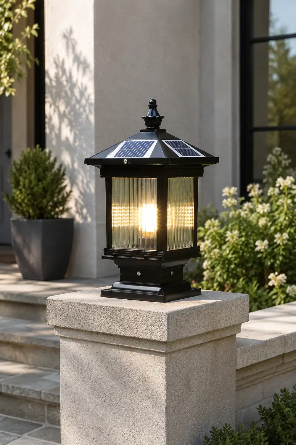 Solar Classic Lantern Solar Outdoor Light - Lumpaz