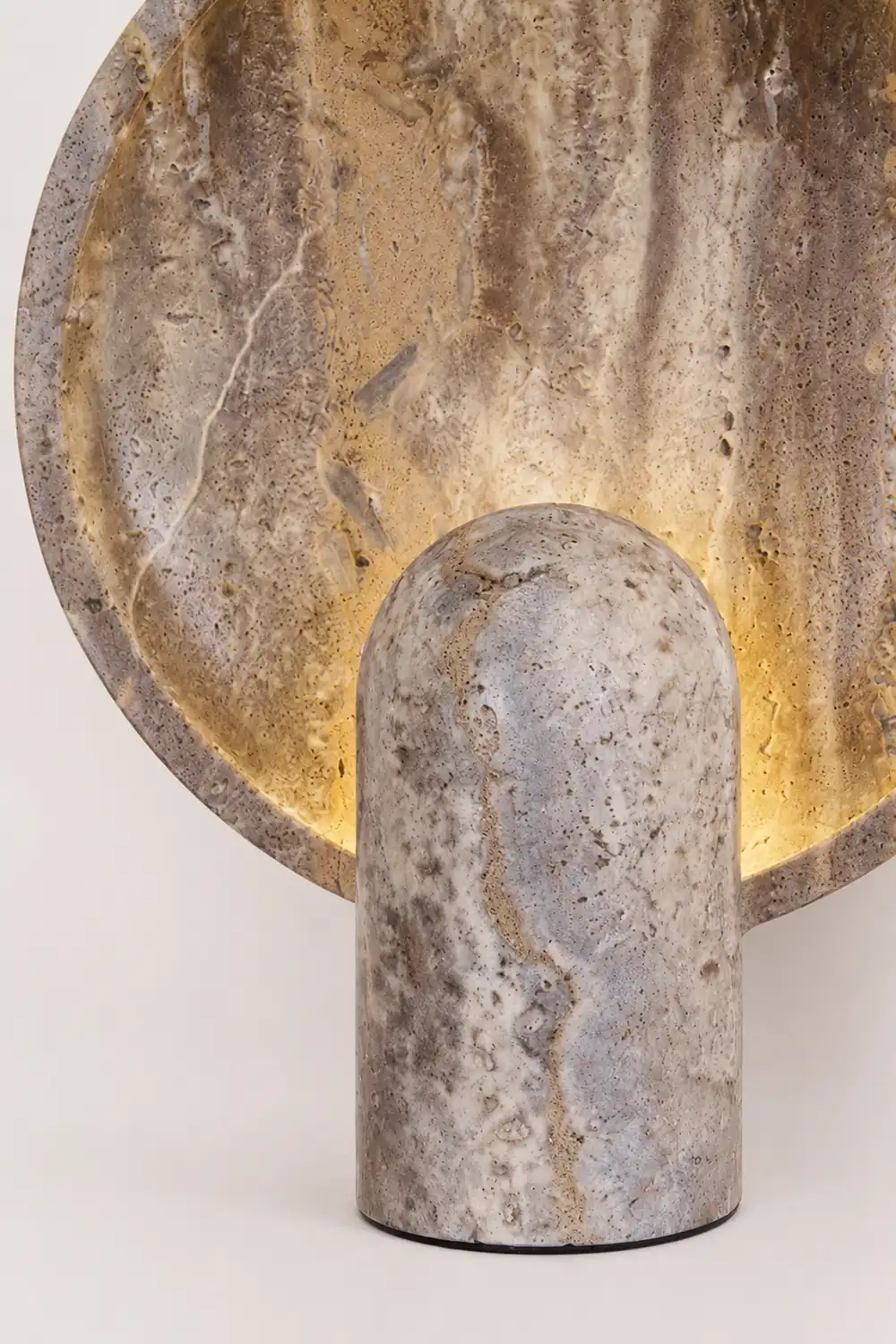 Eclipse Stone Table Lamp - Lumpaz