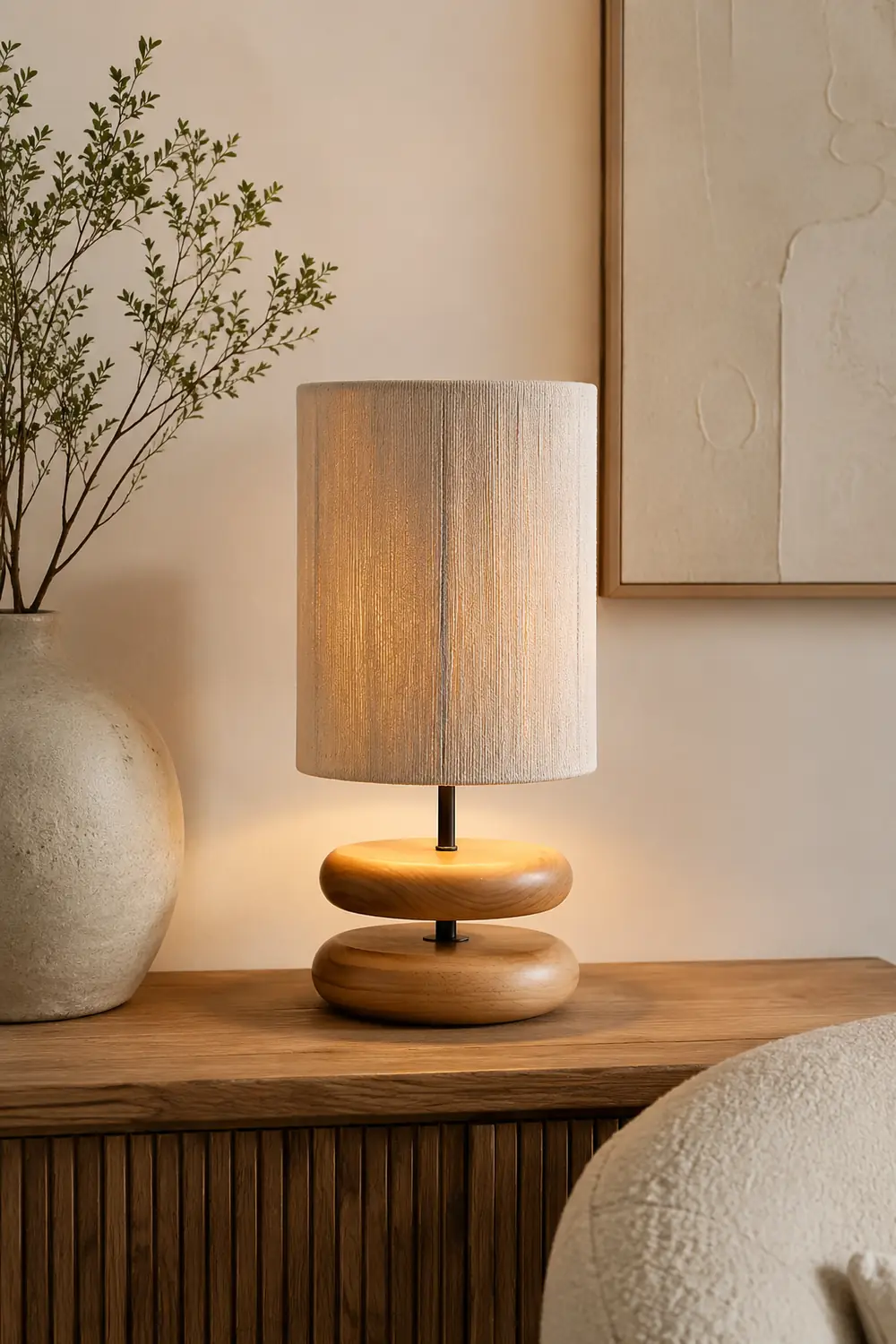 Nora Wood Table Lamp - Lumpaz
