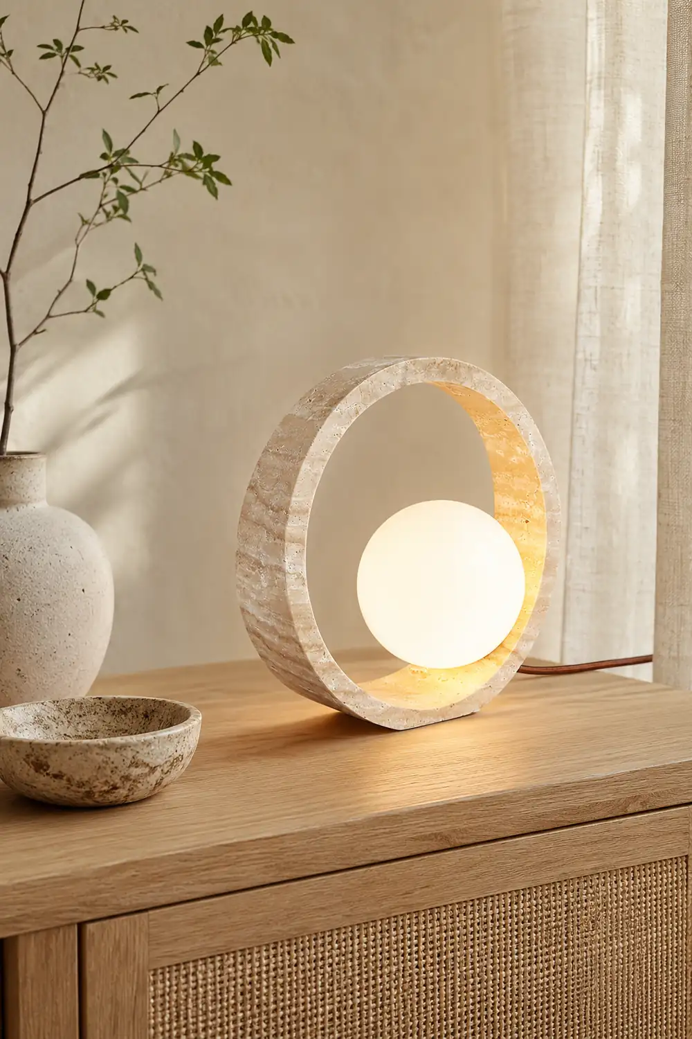 Q Circle Table Lamp - Lumpaz
