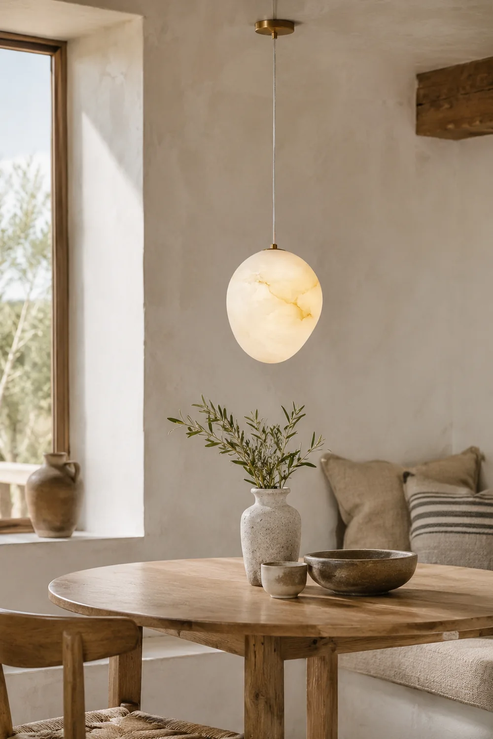 Goose Alabaster Pendant lamp - Lumpaz