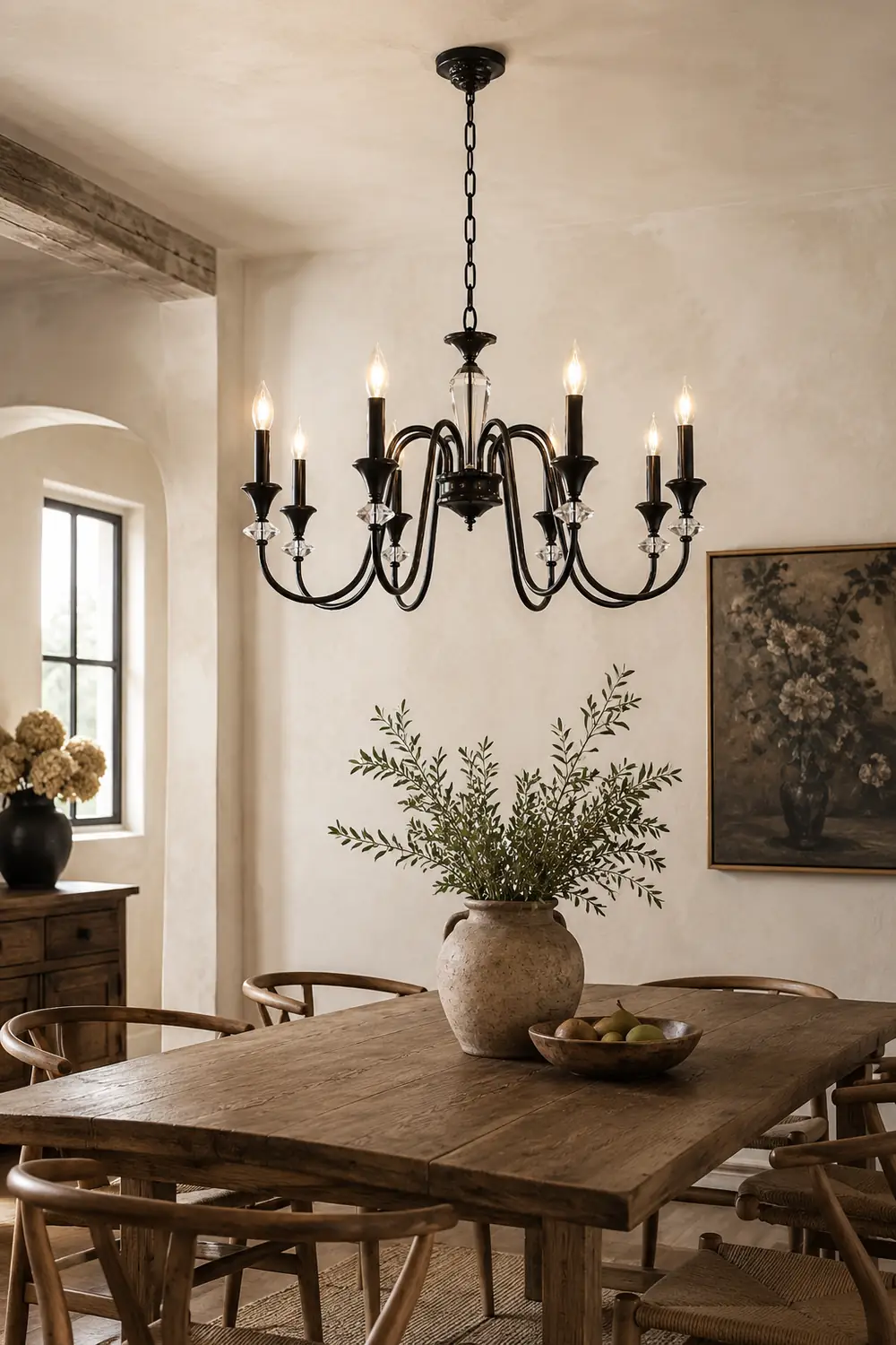 Noir Candelabra Chandelier - Lumpaz