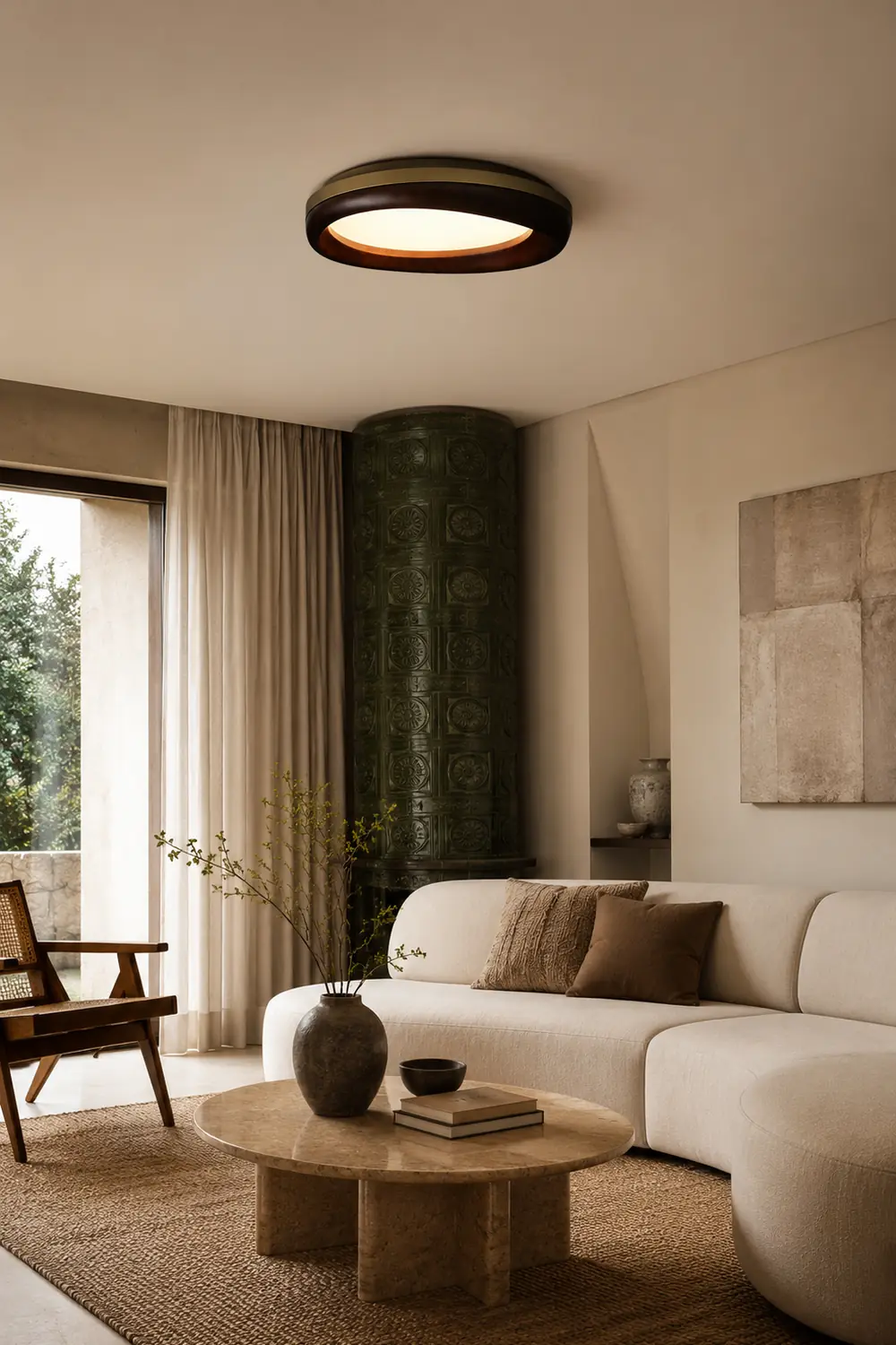 Zenova Wood Ceiling Light - Lumpaz