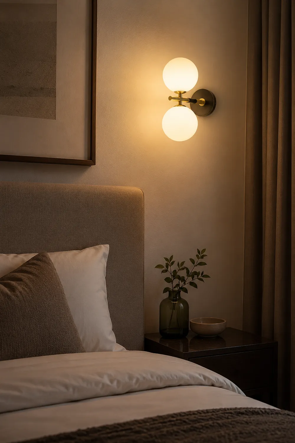 Brass Global Wall Lamp - Lumpaz