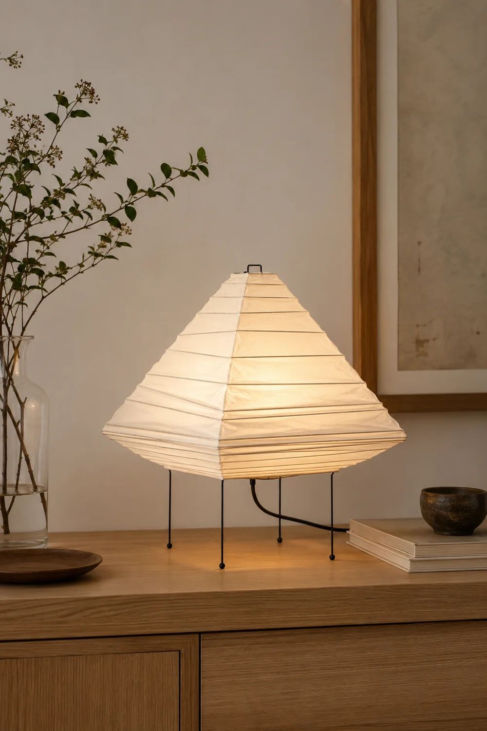Kiyoshi Akari Paper Table Lamp - Lumpaz