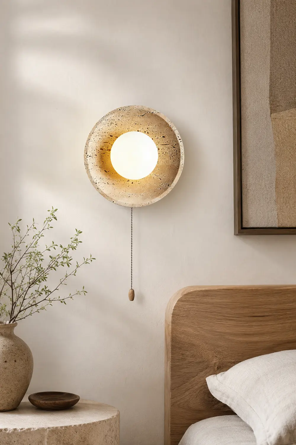 Stone Lunar Eclipse Wall Light - Lumpaz