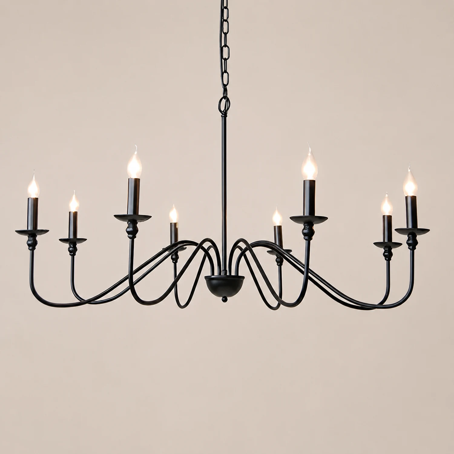 Timeless Gold Candle Chandelier - Lumpaz