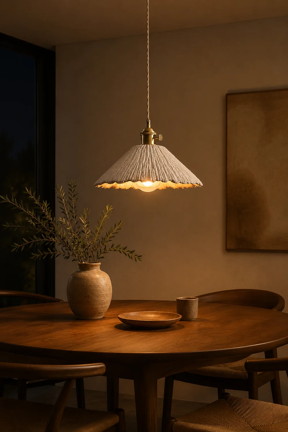 Microcement Pendant Lamp - Lumpaz