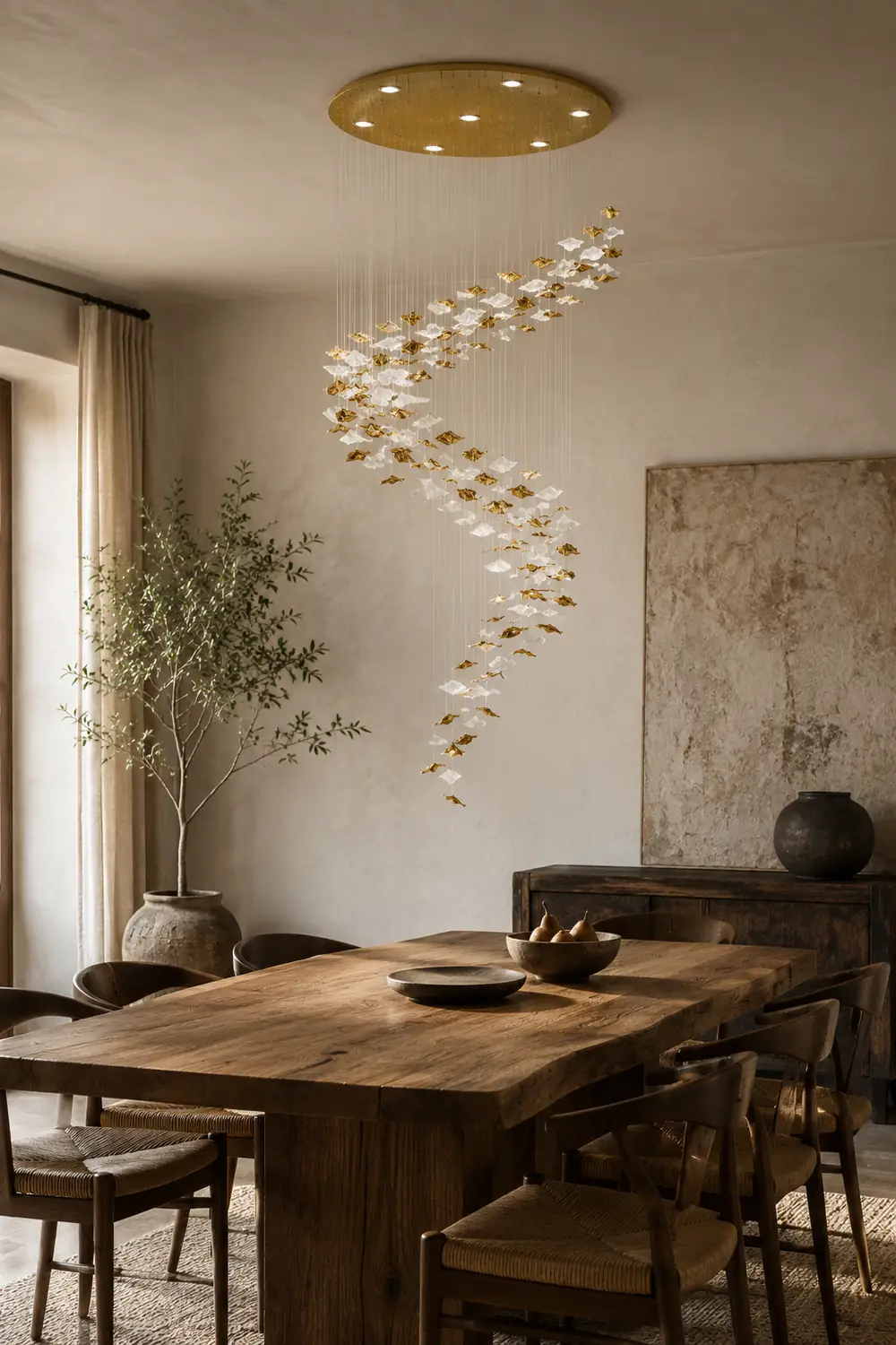 Whispering Kerchiefs Chandelier - Lumpaz