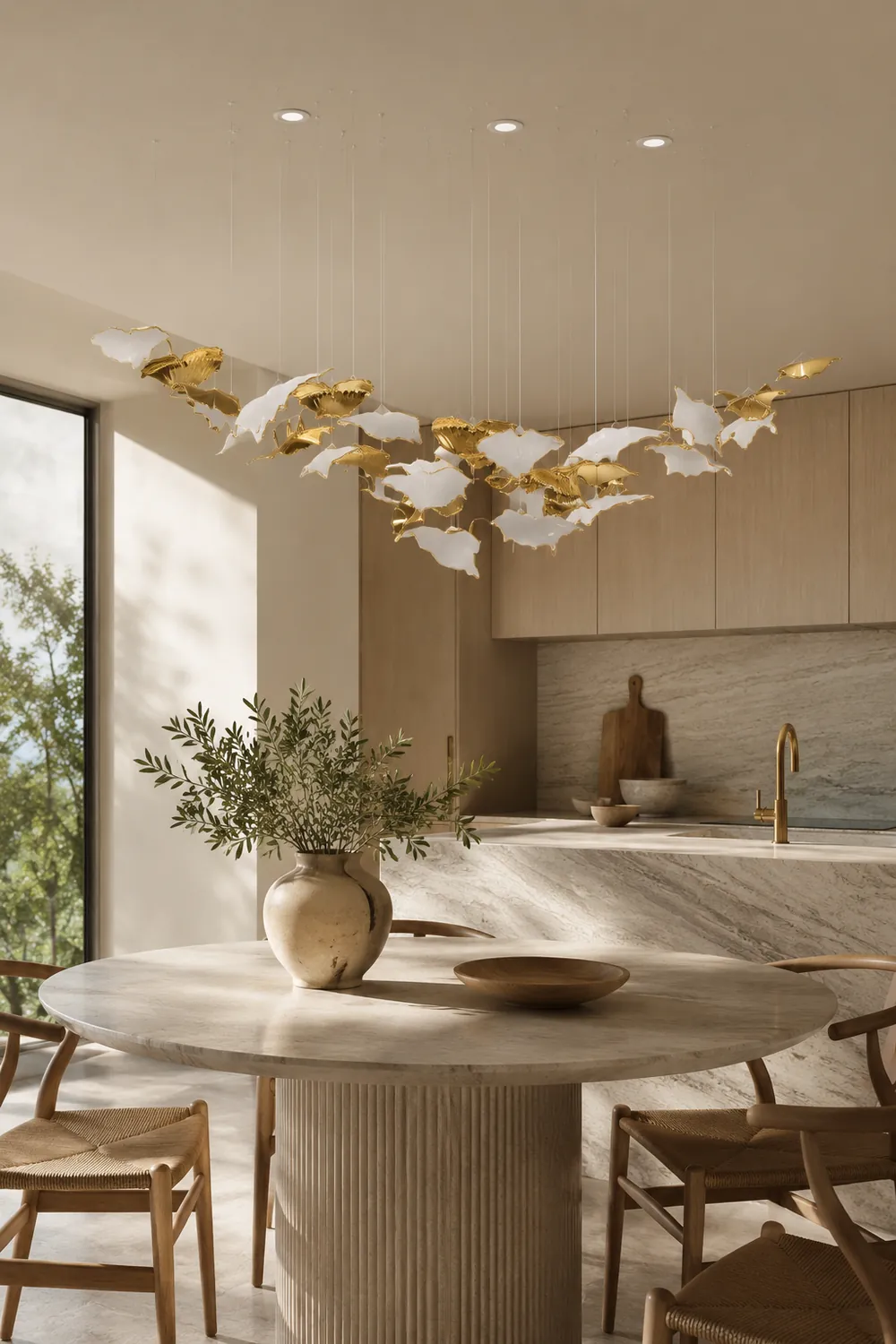 Ginkgo Tree Chandelier - Lumpaz