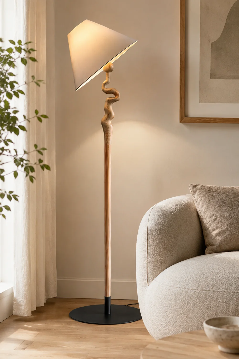 Serpentine Twist Floor Lamp - Lumpaz