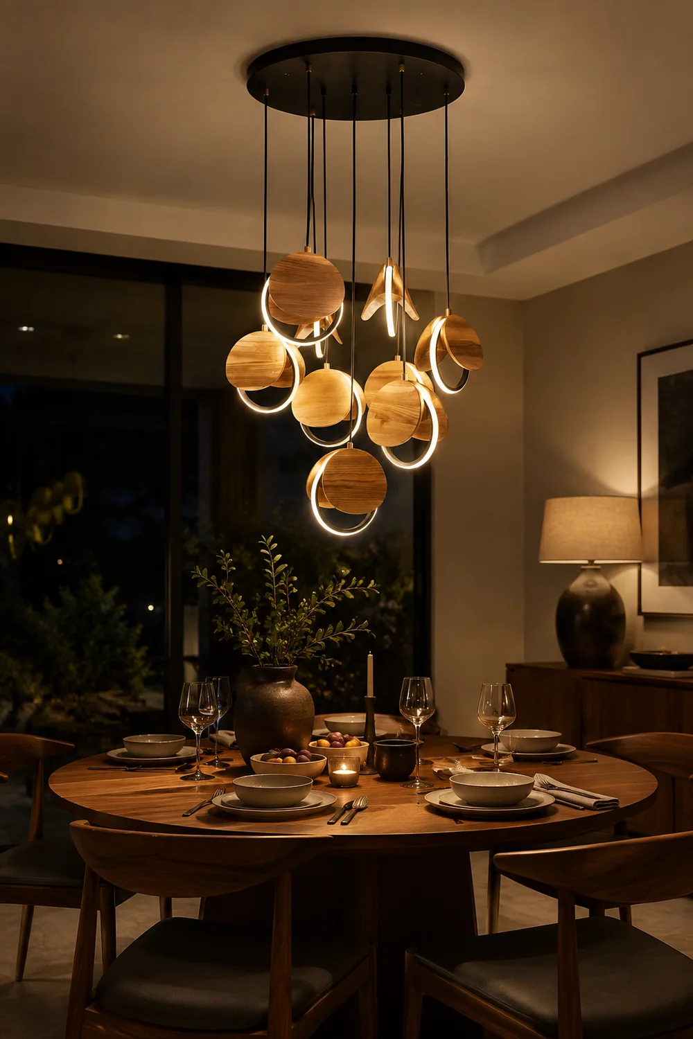 Elliot Rings Chandelier - Lumpaz