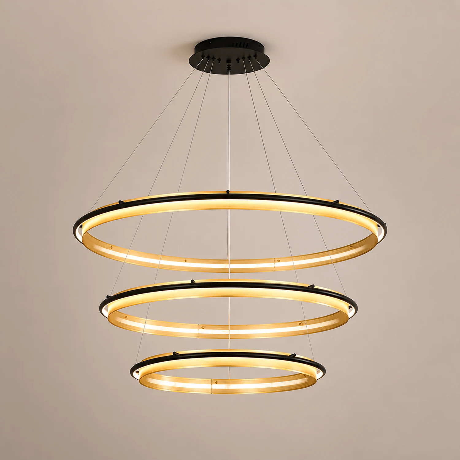 Acrylic LED Round Chandelier - Lumpaz