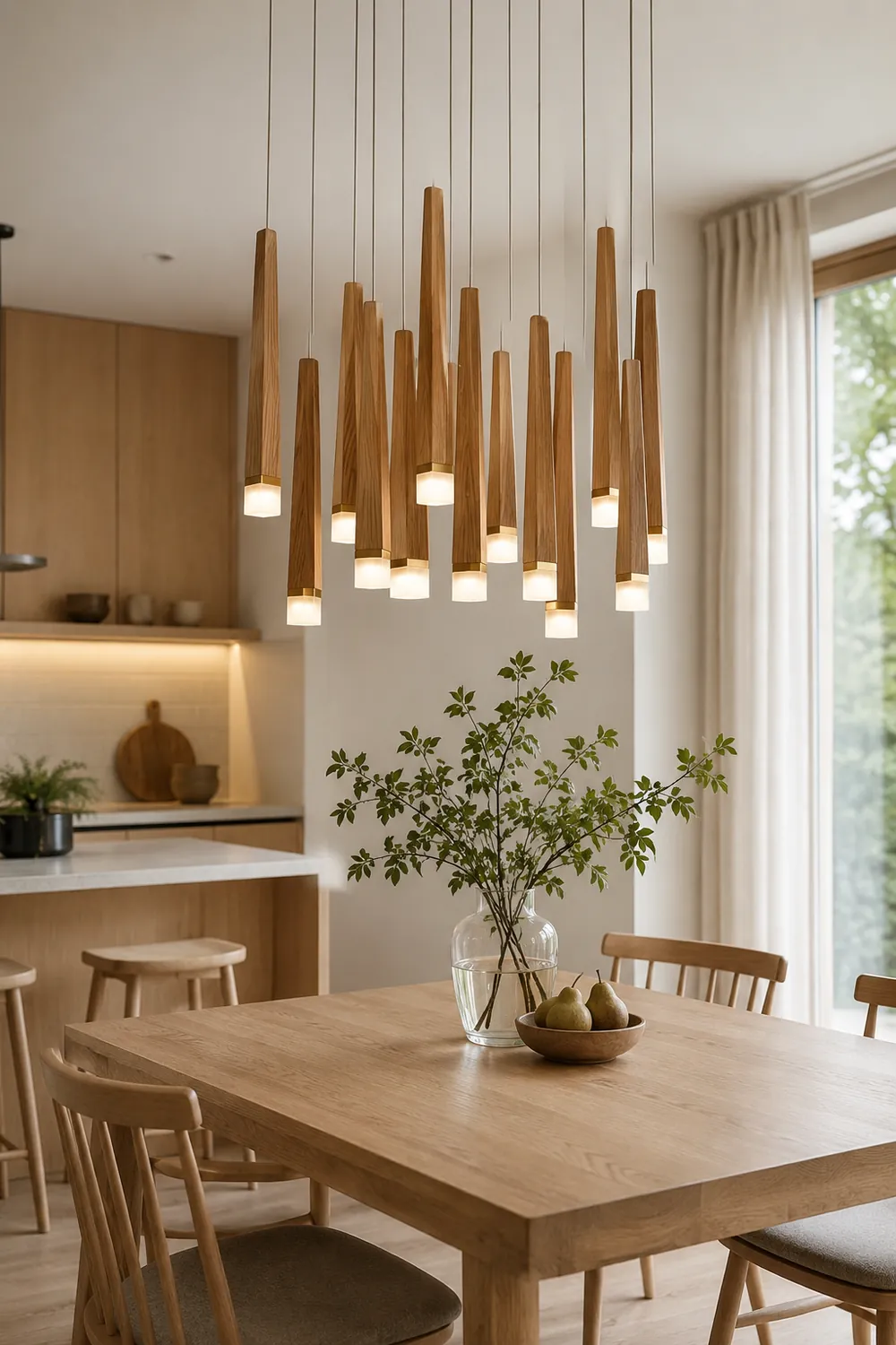 Firewood Stick Chandelier - Lumpaz