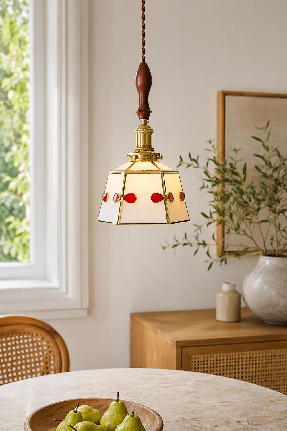 Stained Glass Pendant Lamp - Lumpaz