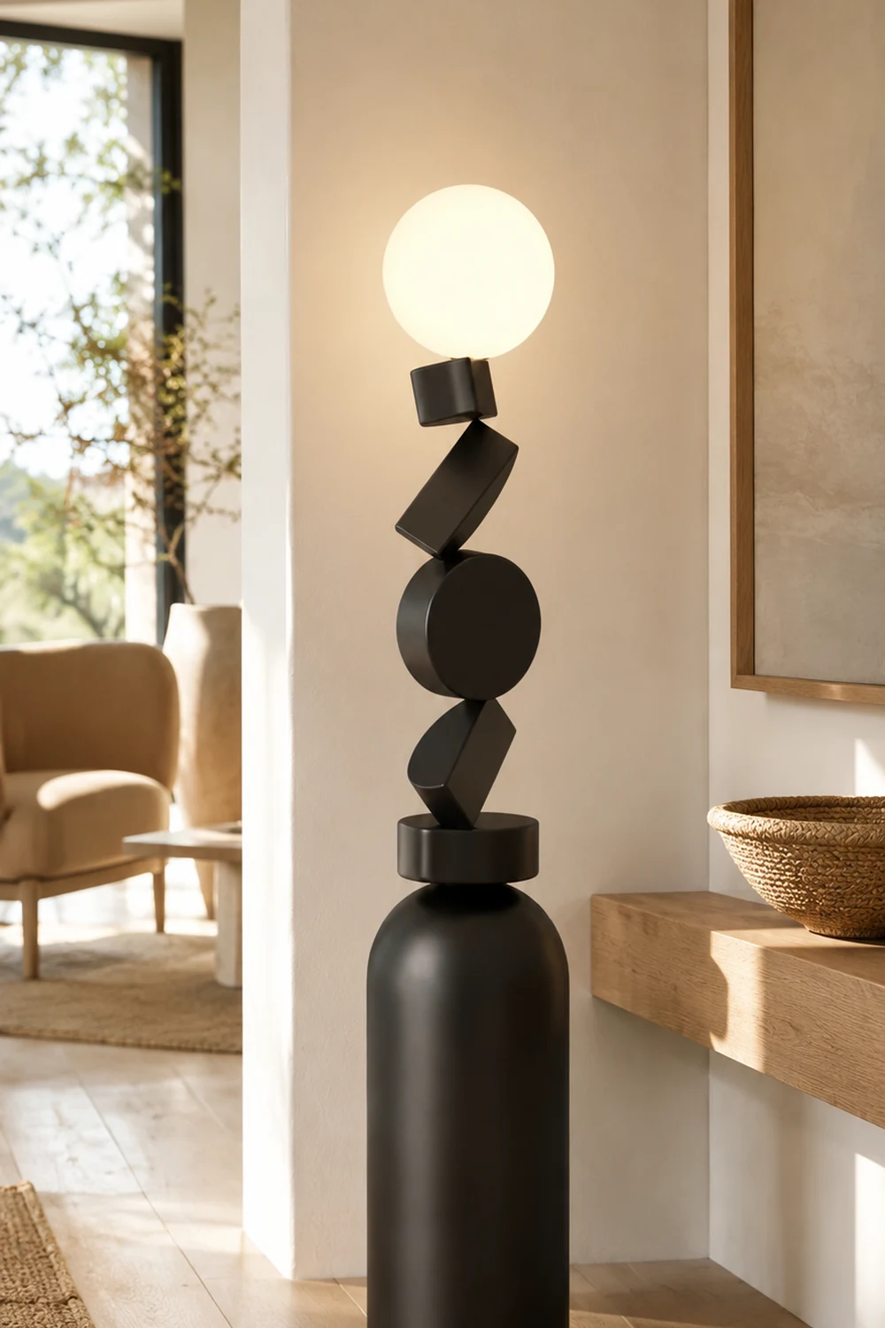 Monolith Cube Floor Lamp - Lumpaz