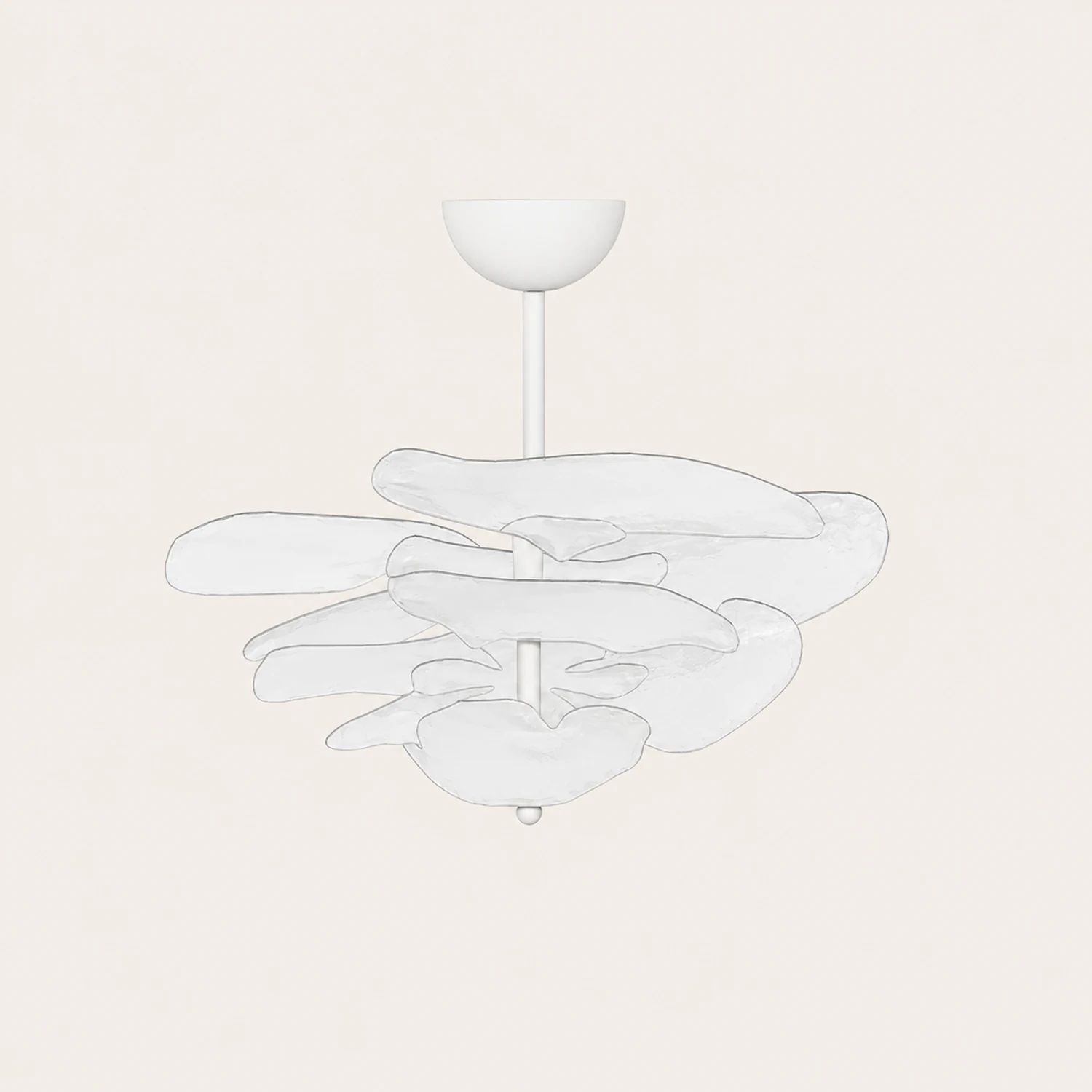 Golden Petals Murano Chandelier - Lumpaz