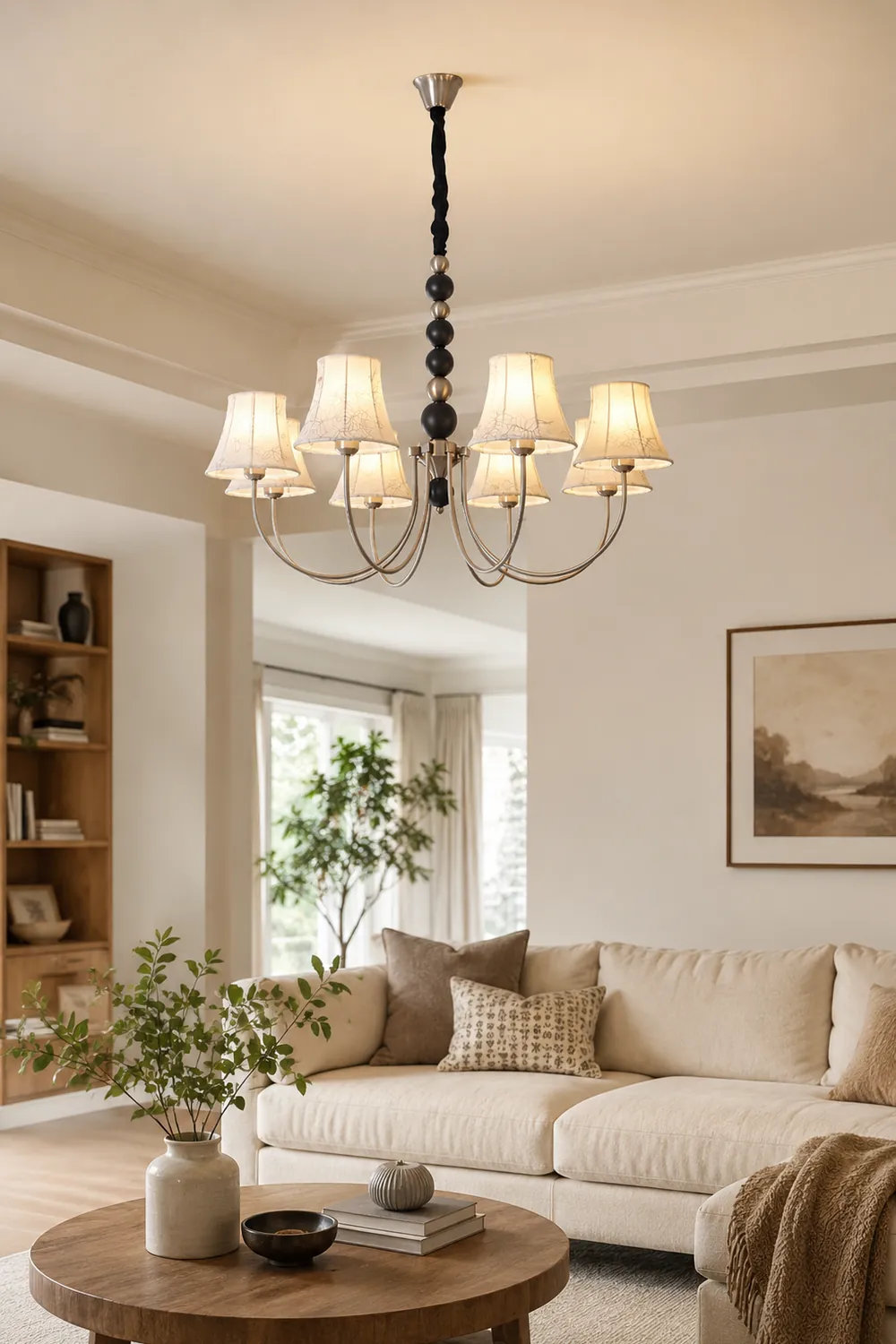 Orchid Fabric Chandelier - Lumpaz