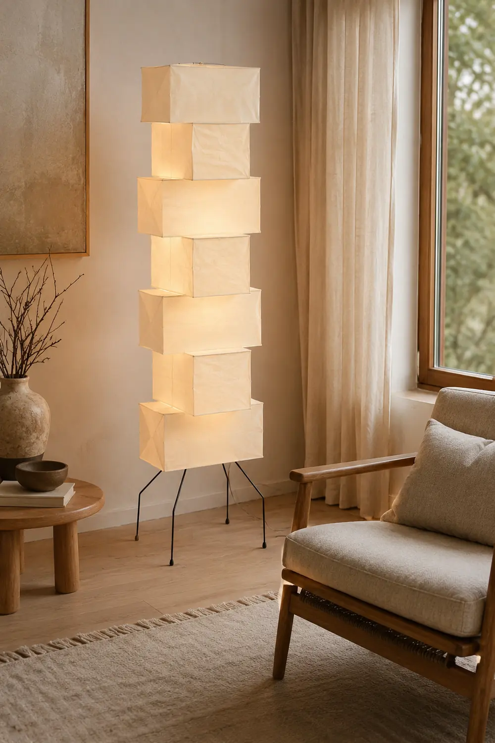Lana Stacked Floor Lamp - Lumpaz