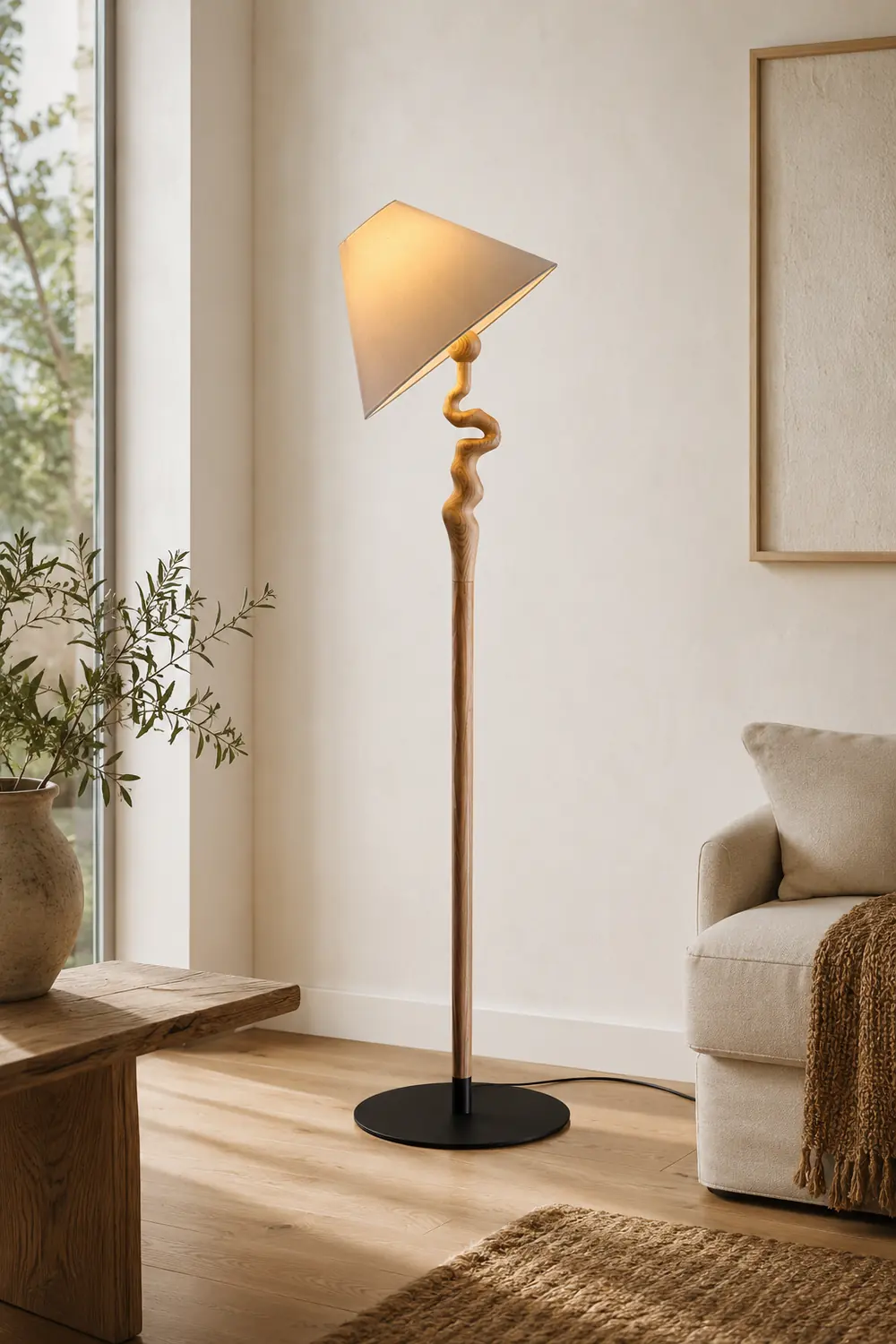 Serpentine Twist Floor Lamp - Lumpaz