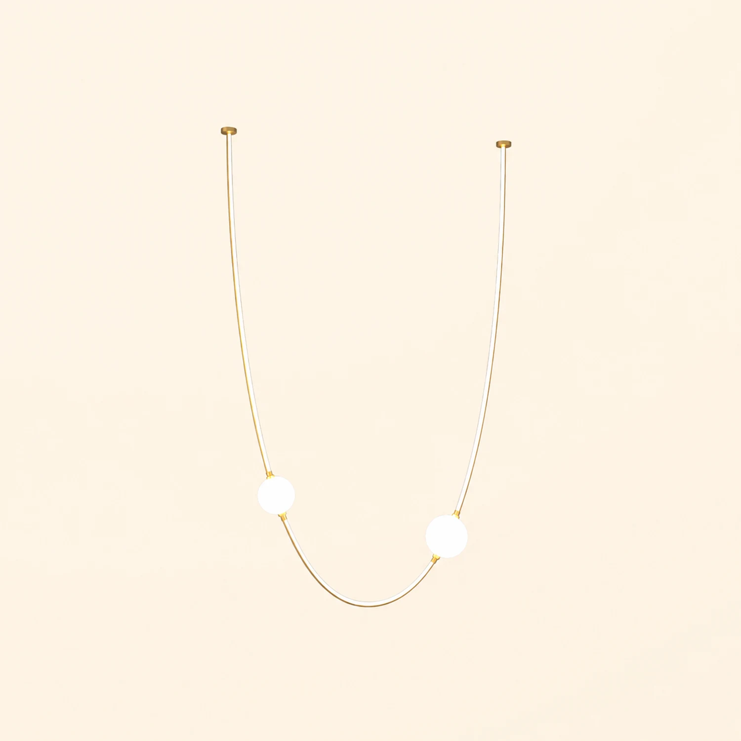 Linea Curva Chandelier - Lumpaz