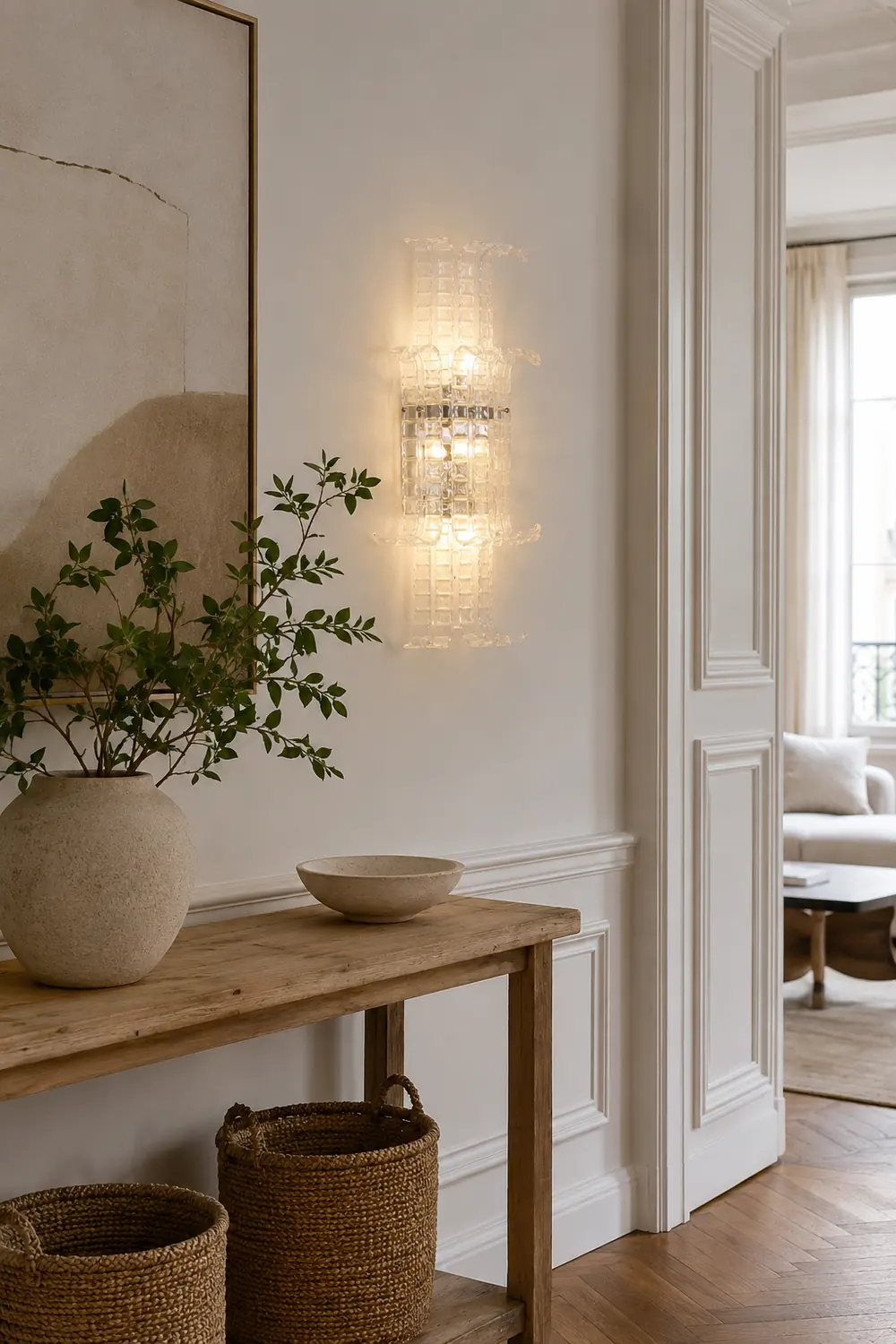 Aveline Murano Glass Wall Sconce - Lumpaz