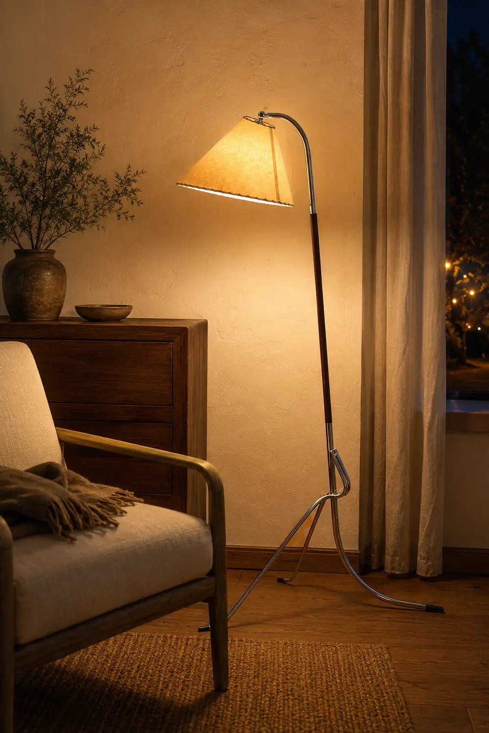 Tripod Arc Floor Lamp - Lumpaz
