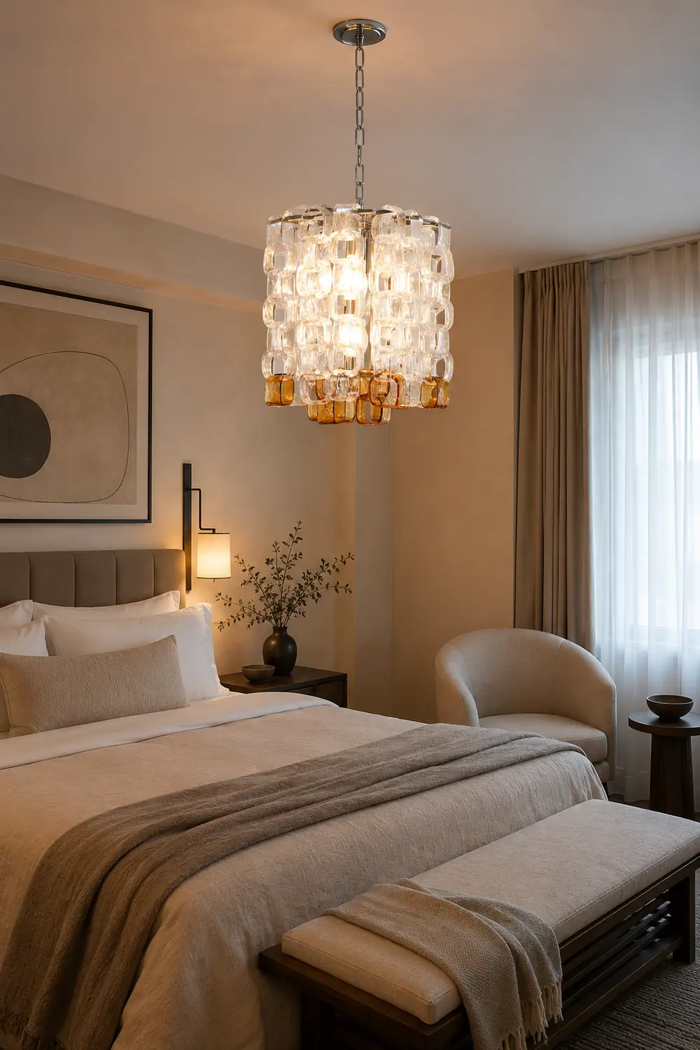 Murano Poliarte Interlocking Chandelier - Lumpaz