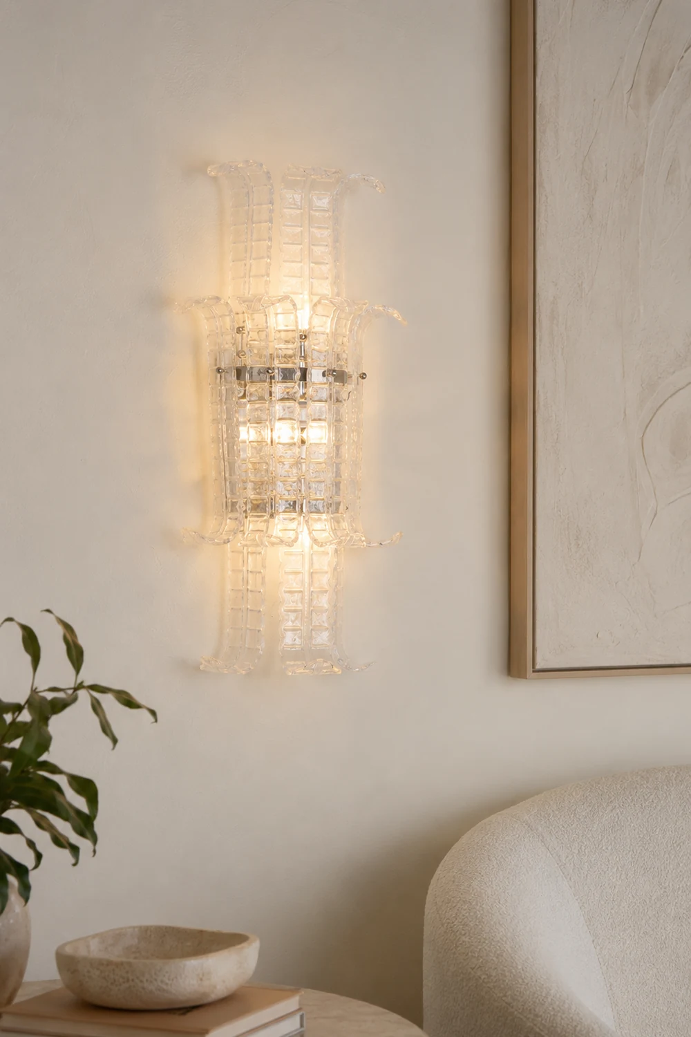 Aveline Murano Glass Wall Sconce - Lumpaz