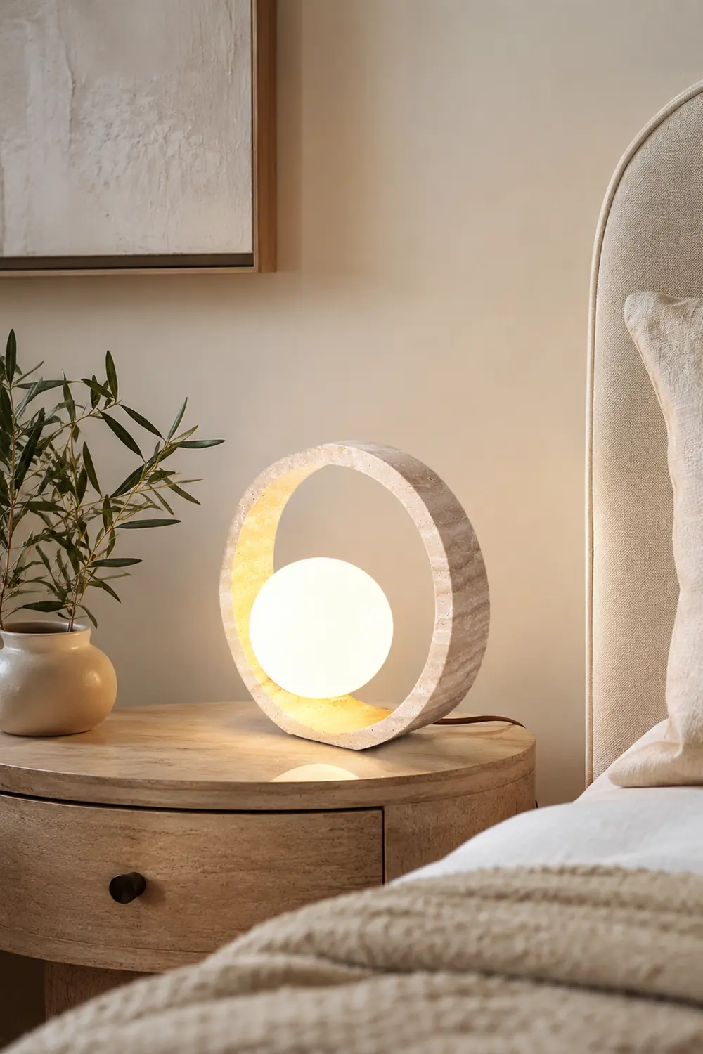 Q Circle Table Lamp - Lumpaz