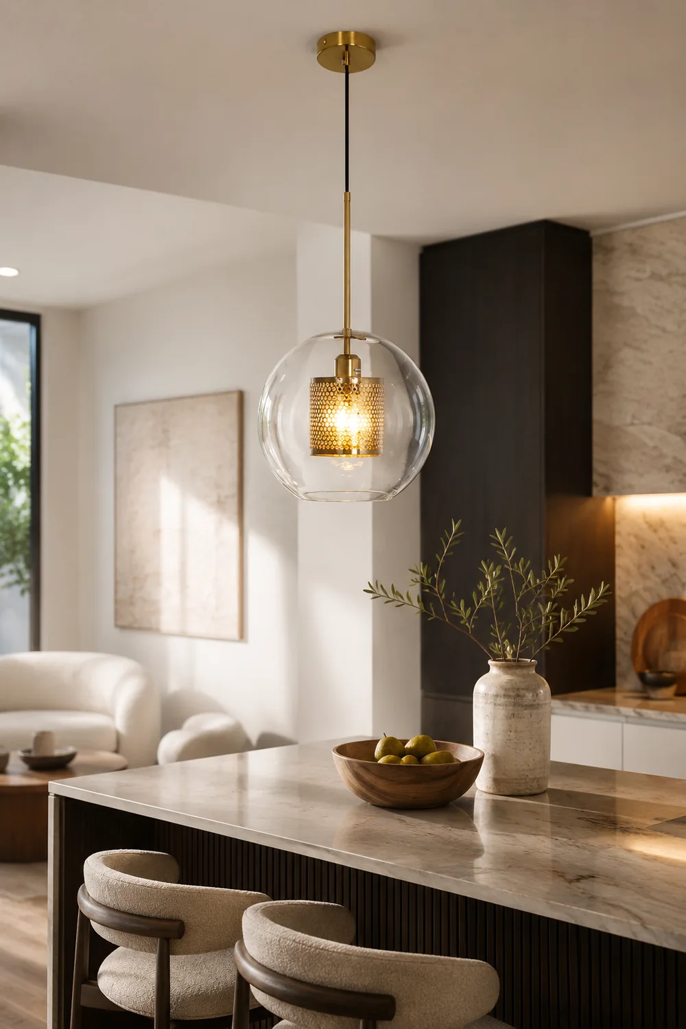 Chiswick Glass Pendant Light - Lumpaz