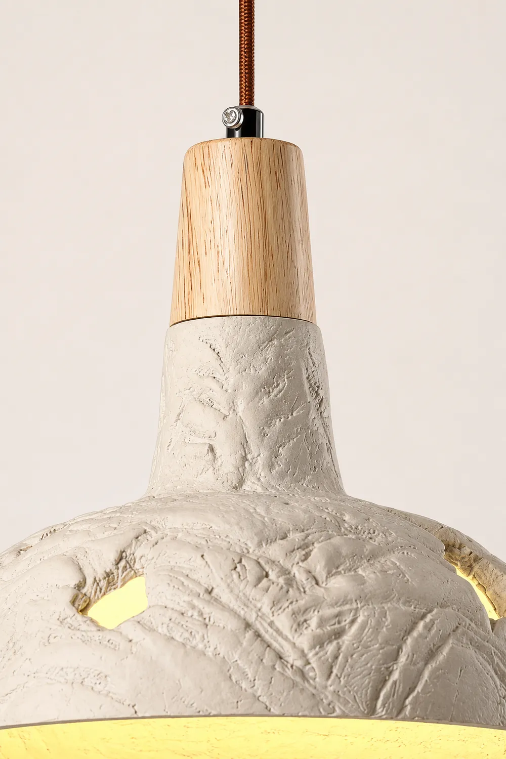 Cement Carve Pendant Lamp - Lumpaz