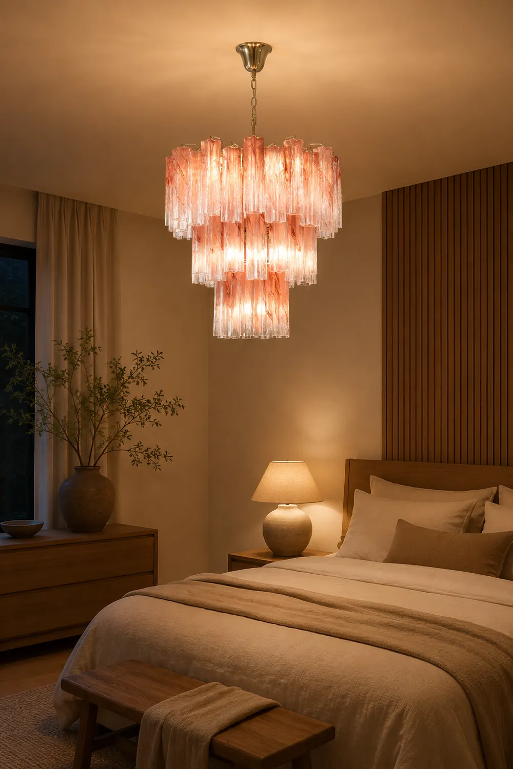 Starlight Rose Chandelier - Lumpaz