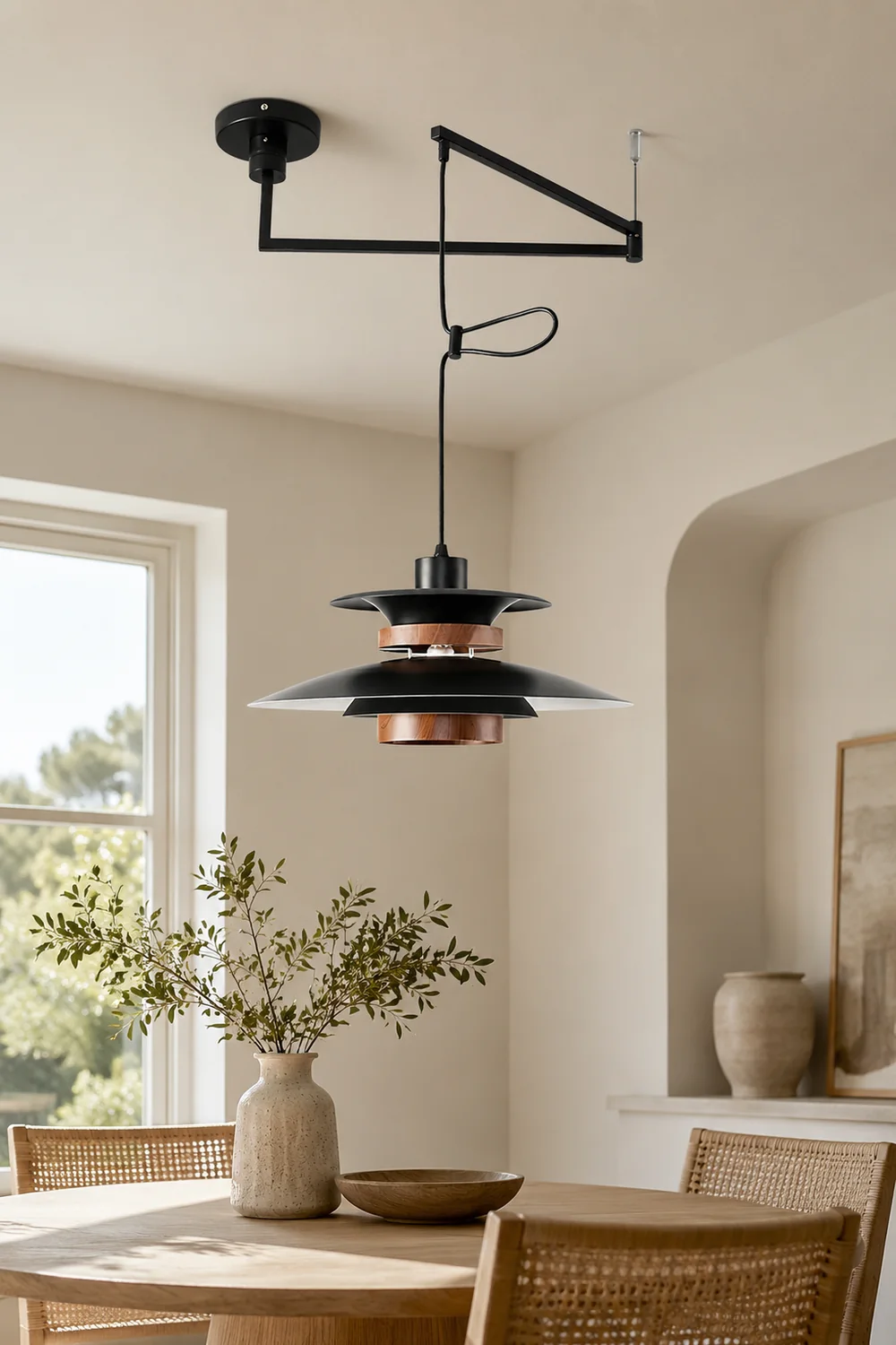 Mercero Swing Arm Pendant Lamp - Lumpaz