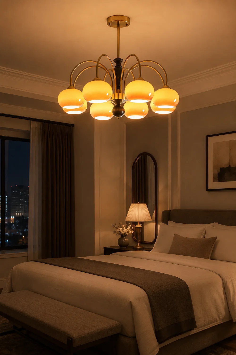 Amberly Arch Chandelier - Lumpaz