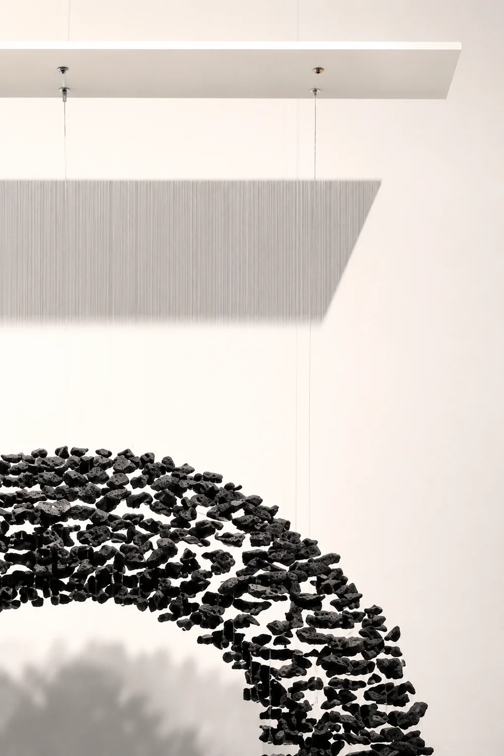 Charcoal Shape O Chandelier - Lumpaz