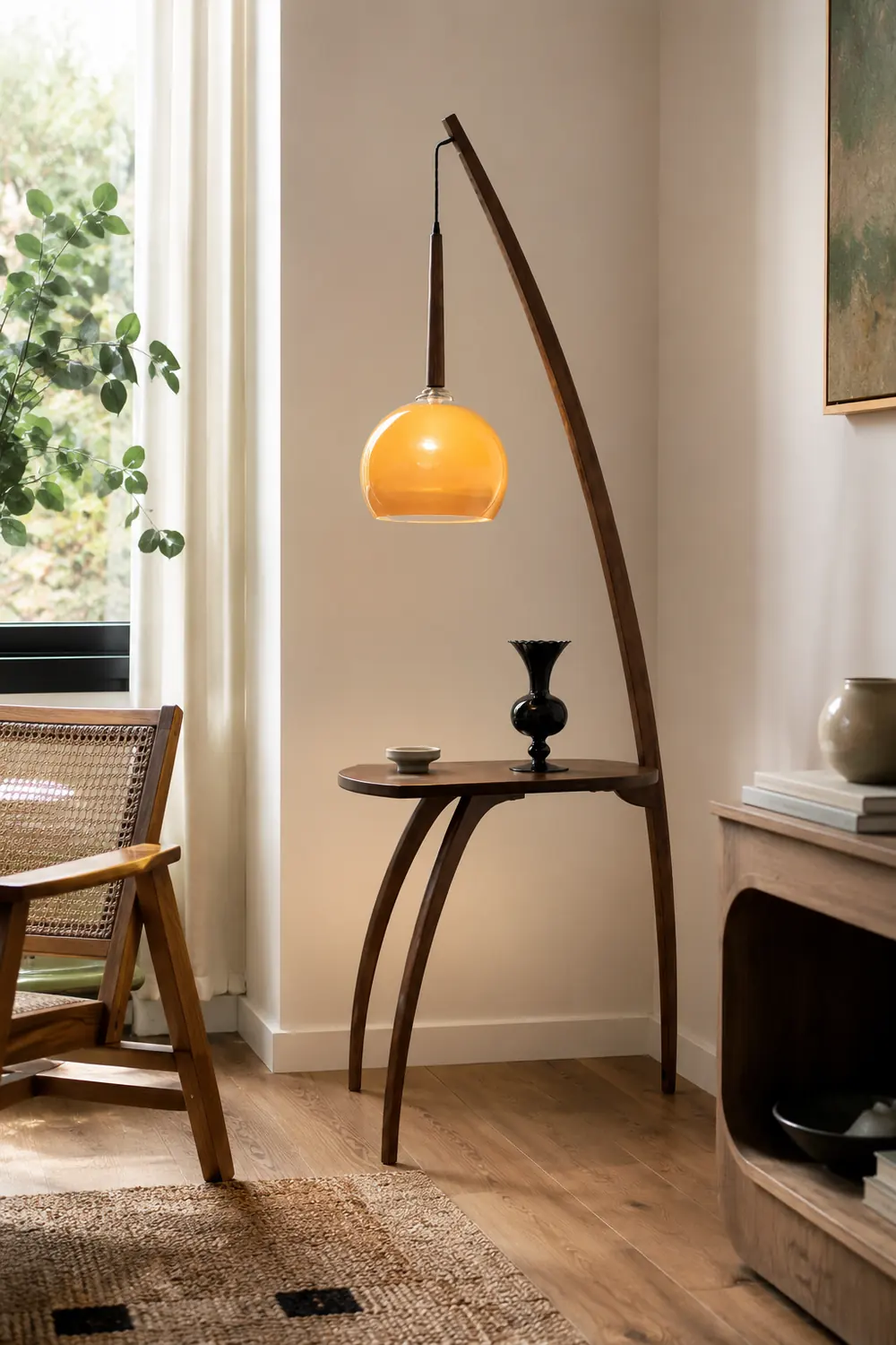 Arc Sphere Floor Lamp - Lumpaz