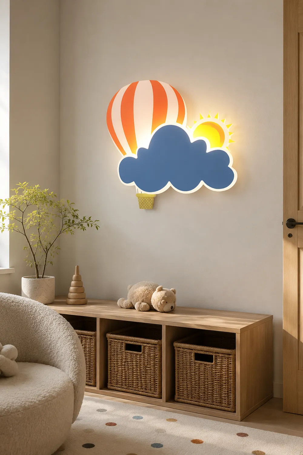 Hot Air Balloon Wall Lamp - Lumpaz
