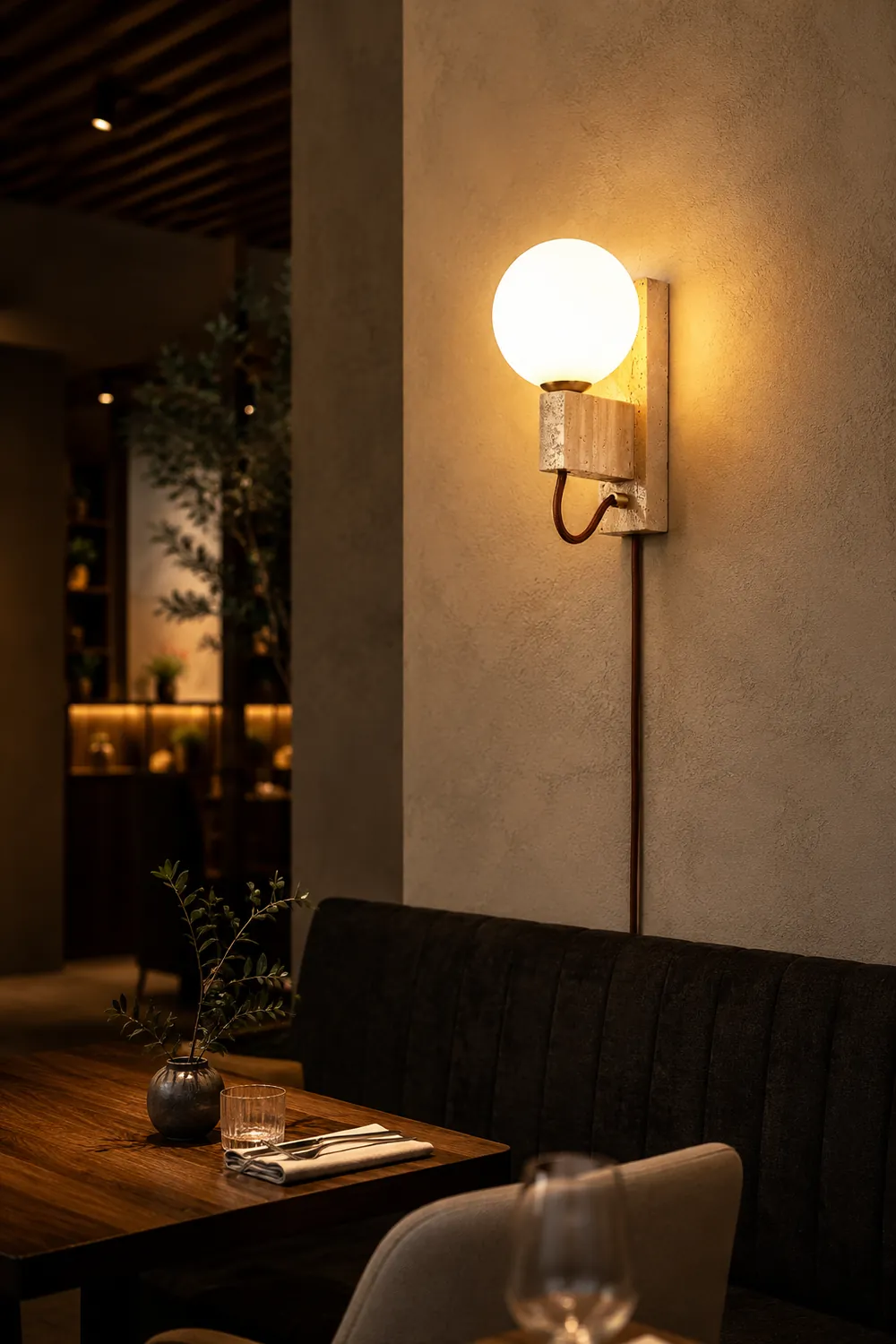 Atlas Globe Wall Sconce - Lumpaz