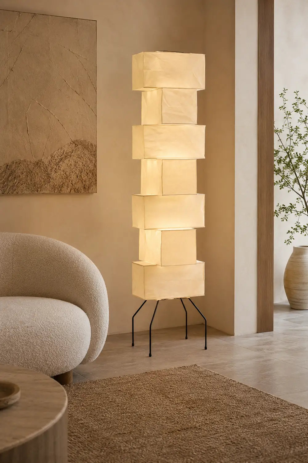 Lana Stacked Floor Lamp - Lumpaz
