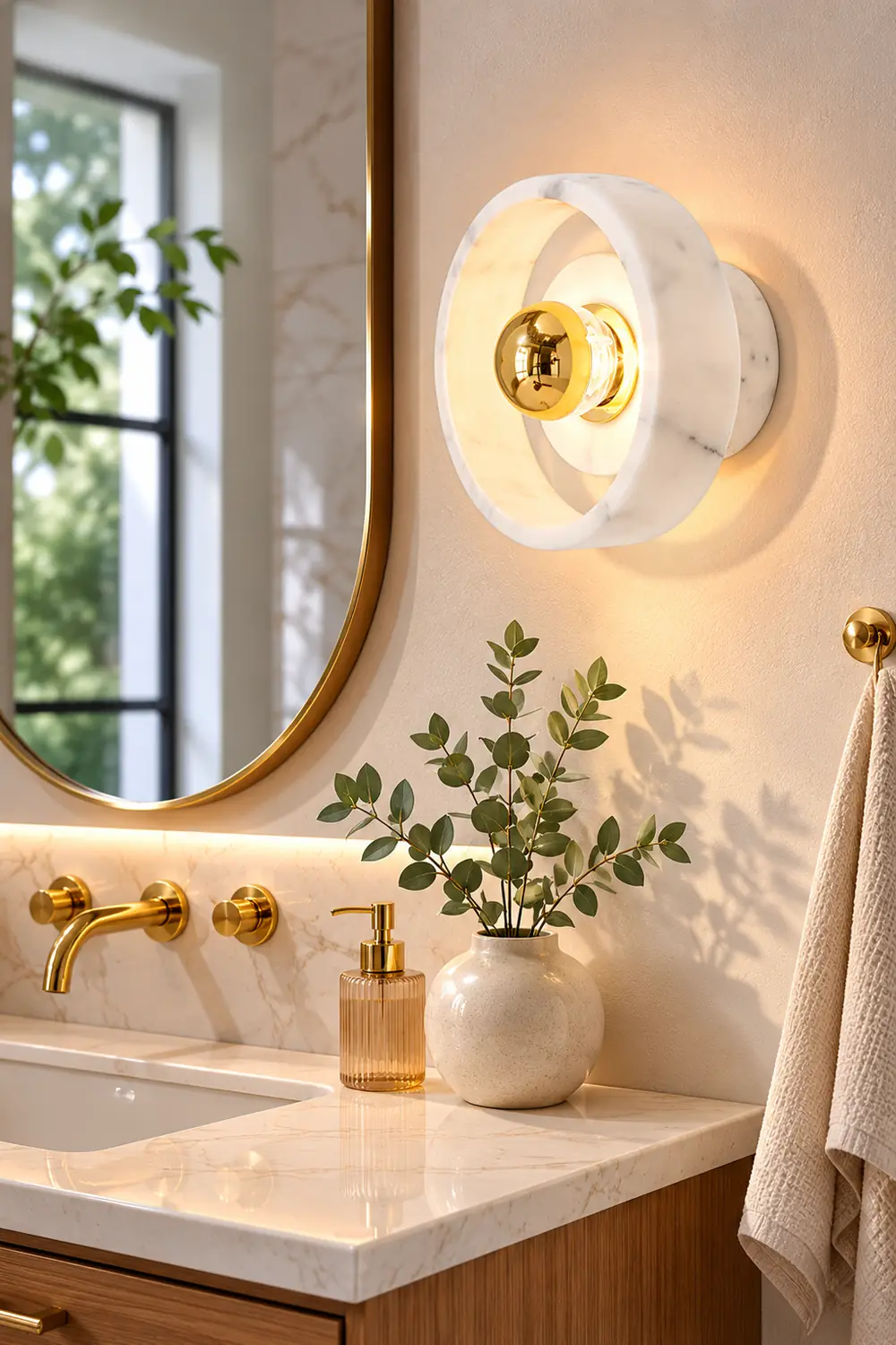 Marble Aura Wall Lamp - Lumpaz
