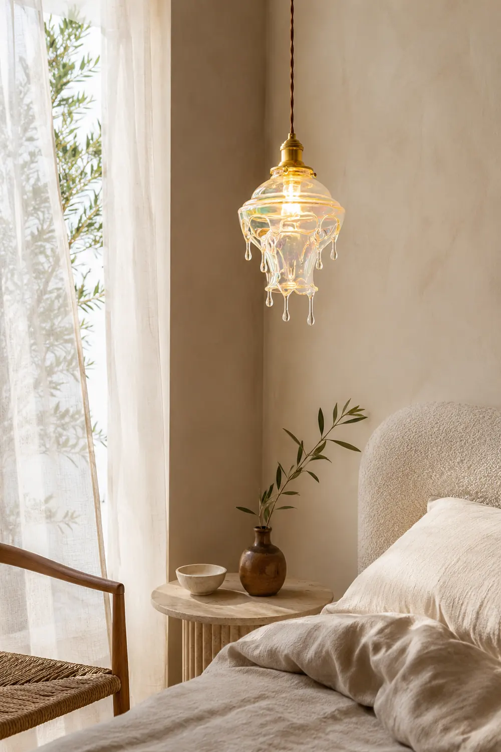 Water Droplets Resin Pendant Lamp - Lumpaz