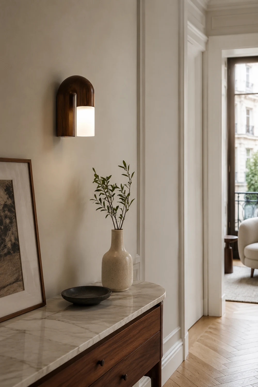 Arcus Wood Wall Lamp - Lumpaz